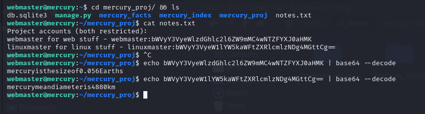 Base64 Encoded Passwords