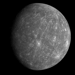 An image of the planet Mercury, from Pixabay