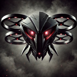 An evil drone, representing the drone in this exercise