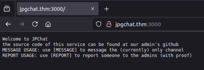 Viewing Port 3000 with a Web Browser