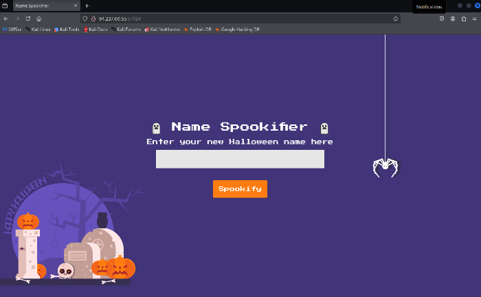 Spookifier Home Page
