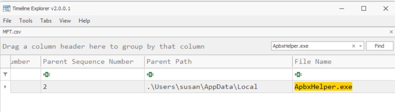 The dropped backdoor file path